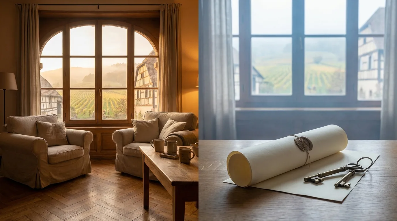 Courte vs longue durée Alsace : rentabilité nette 2026