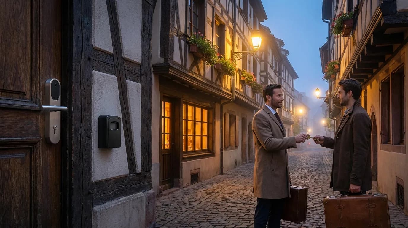 Check-in automatisé : serrure, boîte à clés ou conciergerie