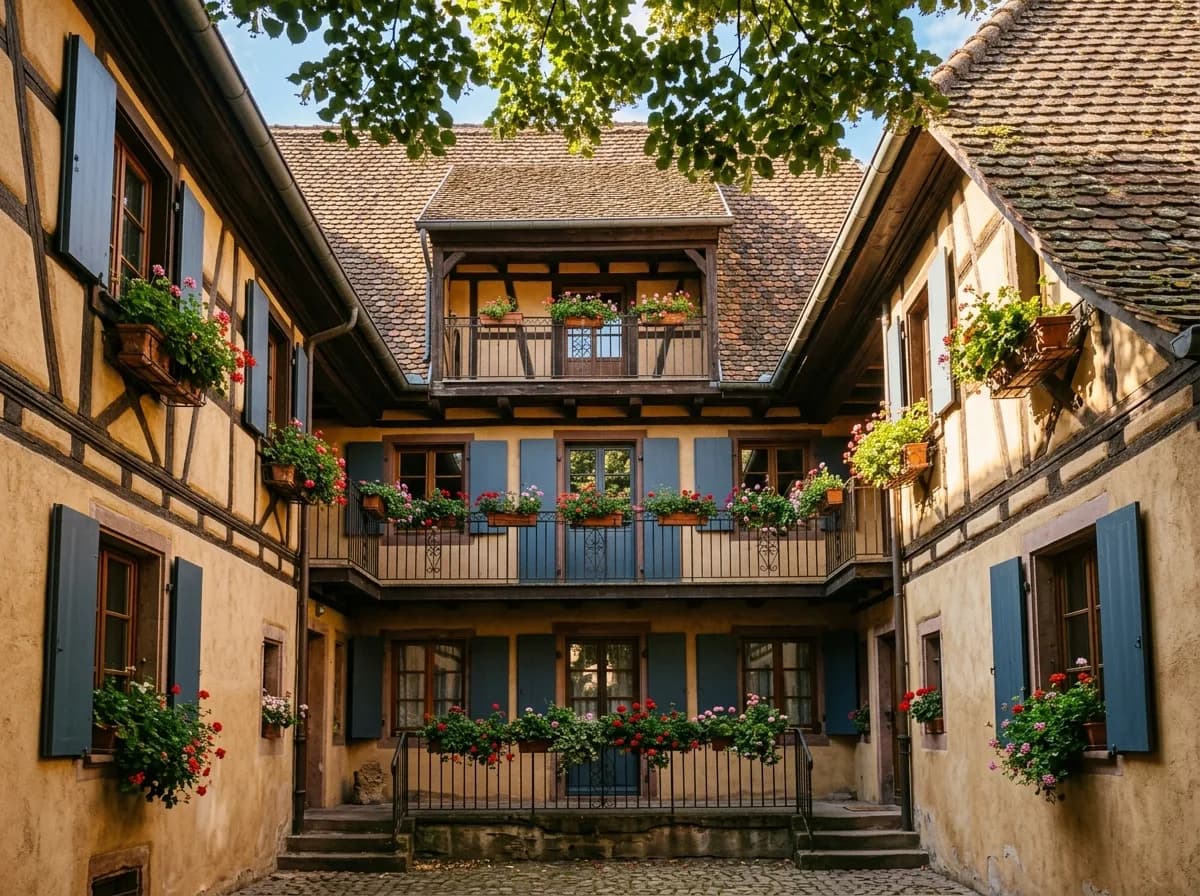Tableau de bord illustrant la gestion saisonnière d'un meublé de tourisme à Colmar: occupation mensuelle, ajustements tarifaires et calendrier des pics de demande